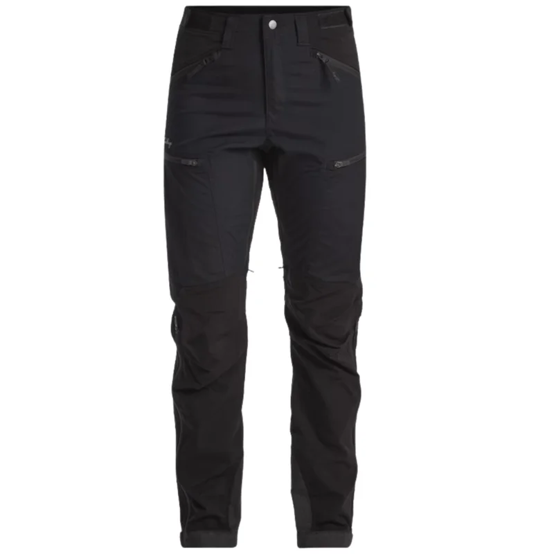 Lundhags Makke High Waist Curved Pants Short Dame Svart