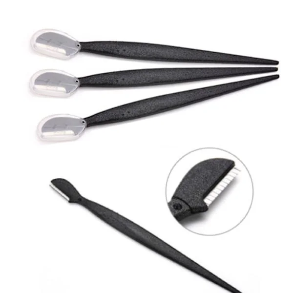 Ögonbrynskniv - Skäggkniv i 3-pack