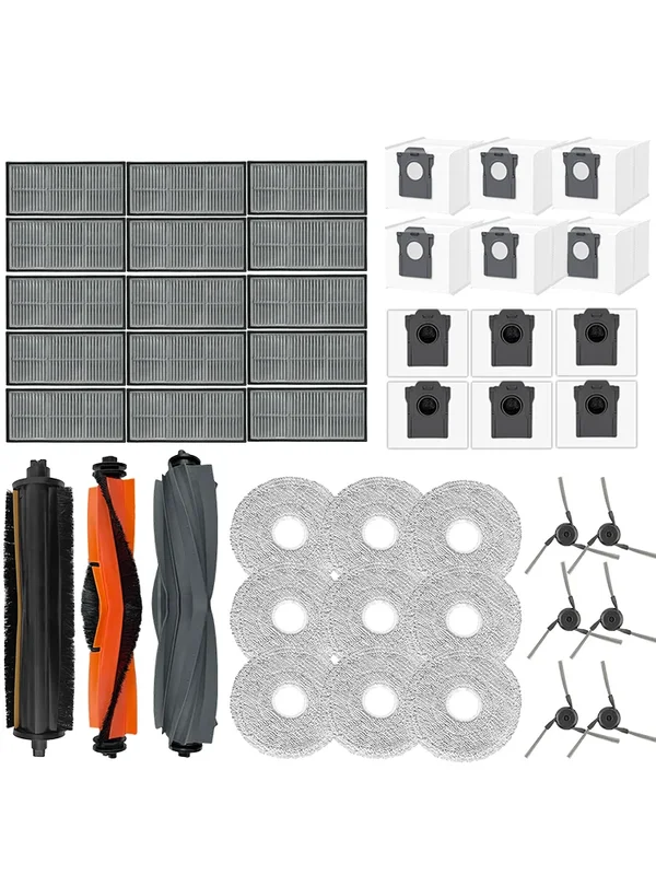 AliExpress - Accessoires pour aspirateur robot Dreame X40 Ultra / X40 Pro / L40 Ultra : brosses principales et latérales, chiffons de nettoyage, 