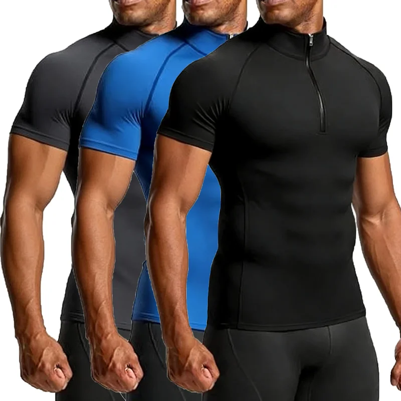 AliExpress - Kompressions-T-Shirt für Herren Sommer Sportbekleidung Tops Trainings-Sportkleidung Fitness Jersey Eng Anliegendes Lauf-T-Shirt für 