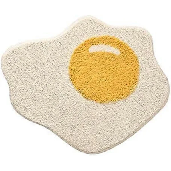 DB Egg Bathroom Mat Non-Slip Cute Bath Mat Entrance Mat Area Rugs Kitchen Mat Bedroom Floor Mats