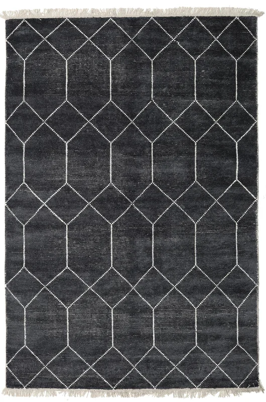 Geometric Kiara Rug - Navy Blue 200X300