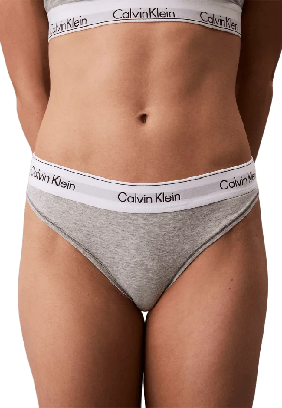 Calvin Klein Underwear THONG Trosor Dam Grå XL