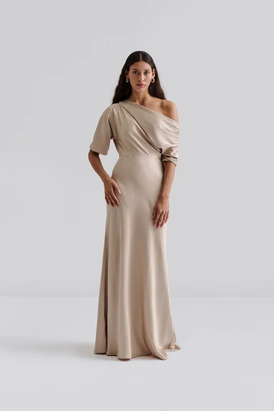 Malina - Marisa maxi dress - L - Champagne
