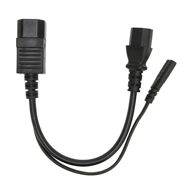 IEC320 C14 hane till C13 C7 hona strömkabel vattentät IEC320 strömkabel för projektorer 100‐250V 32cm