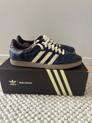 Adidas x Wales Bonner Samba Navy/Blue croc