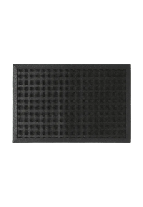 Åhléns Home Dörrmatta i gummi RUBBER 50x75 cm Mattor Svart ONESIZE