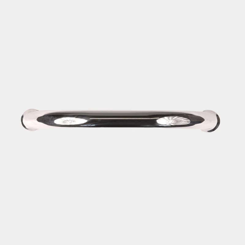 Håndtag båd NOCK Goodgrip, oval profil med skrå ende, til indvendig bolt, syrefast rustfrit stål, 250 x Ø25 mm