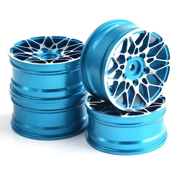 4 stk 1/10 On-Road Drift Bil 52MM Metalfælg RC Biler Fælg til RedCat,2