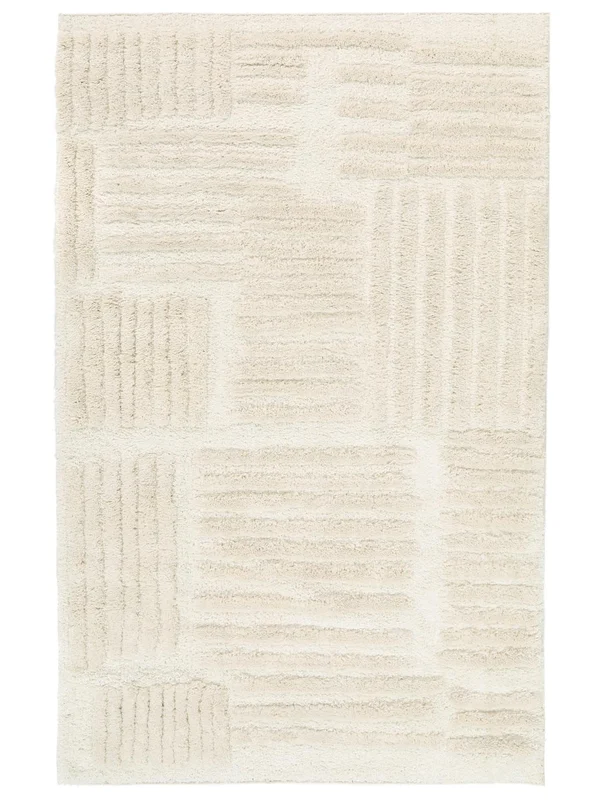 Shaggy Rug Large Mondi - Off White 240X340 Rustic Style