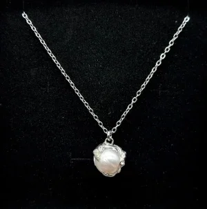 Silver 925 halsband med havspärla