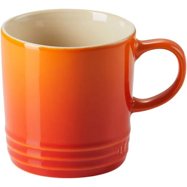 350 ml Stentøjskrus, 350 ml, orange farve