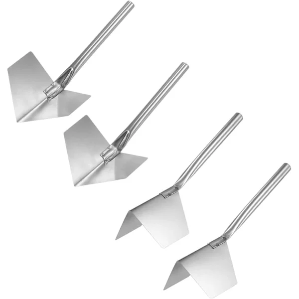 2,4 " Invändiga och hörnspackel i rostfritt stål, gipsspackel, A