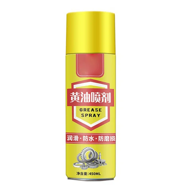Rostborttagare Spray Mekanisk Smörjfett Spray Högtemperaturbeständig Vattentät för Bil 450ML