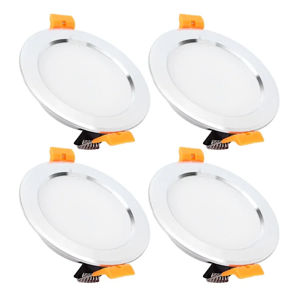 4x4 tuuman pyöreä LED-alasvalo DC 12V 3W valkoinen RV-muokkaustarvikkeet asuntovaunuun jahtiin