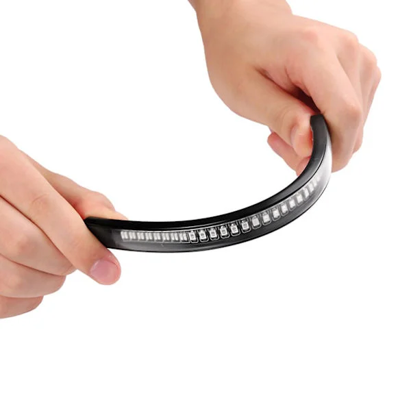 48SMD Vanntett LED Blinklys Ryggelys Strip for Motorsykler Biler Terrengkjøretøy ATV-er