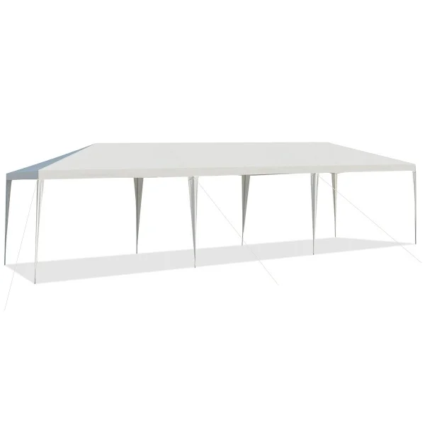 Juhlateltta 3m x 9m Vedenpitävä Outdoor Gazebo Valkoinen