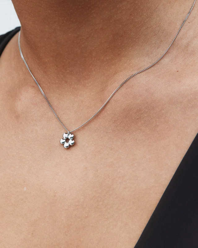 Edblad Daisy Necklace S Steel Kolor srebrny Biżuteria Dziewczyna - Kids Brand Store