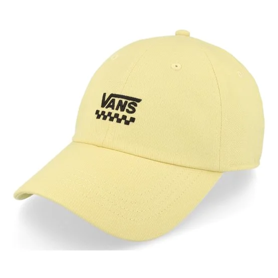 Vans - Gul unconstructed Caps - Womens Court Side Hat Raffia Dad Cap @ Hatstore