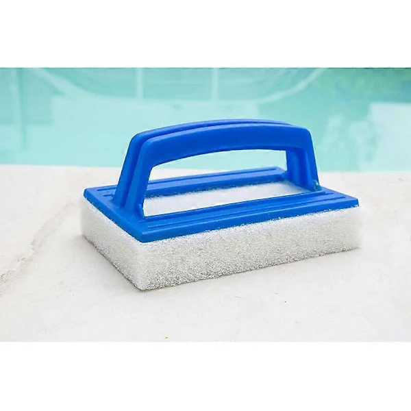 2 stk. Vannlinje Svampbørste, Svømmebasseng Rengjøringsbørste Plast Svømmebassengbørste Basseng Vannlinjebørste for Rengjøring av Basseng Spa Badekar 
