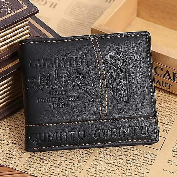 Ultrathin PU Leather Wallet for Men