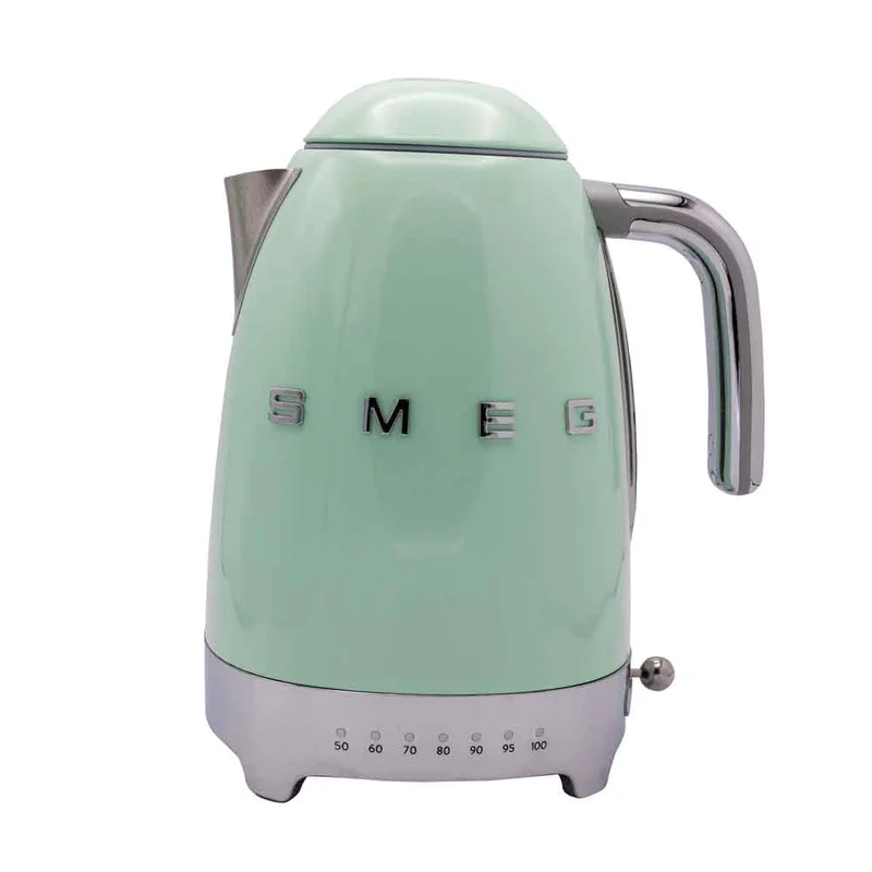 var. temp., Smeg KLF04PGEU Kettle pastellgrønn