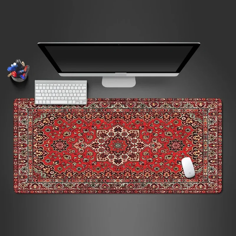 AliExpress - Tapis de souris persan grand Xxl, grand tapis de bureau, pour Gamer, accessoires de bureau, pour Table d'ordinateur, vitesse d'entreprise