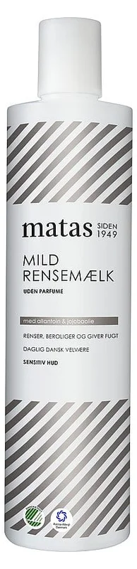 Matas Striber Mild Rensemælk Uden Parfume 500 ml, Hudpleje, Renseprodukter, Rens & Vask