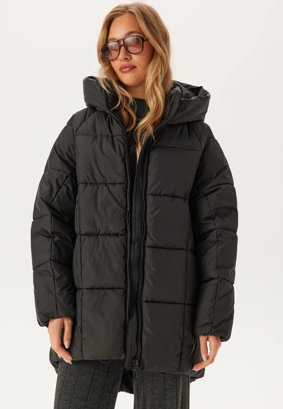 ONLY-Onlasta Oversize Puffer Coat L-Black-XS