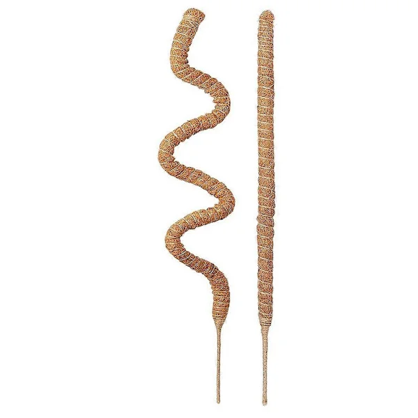 Moss Pole Monstera Plant Support, Bendable Plant Stakes for Indoor Plants, Plant Sticks for Climbing Plants 2-Pack