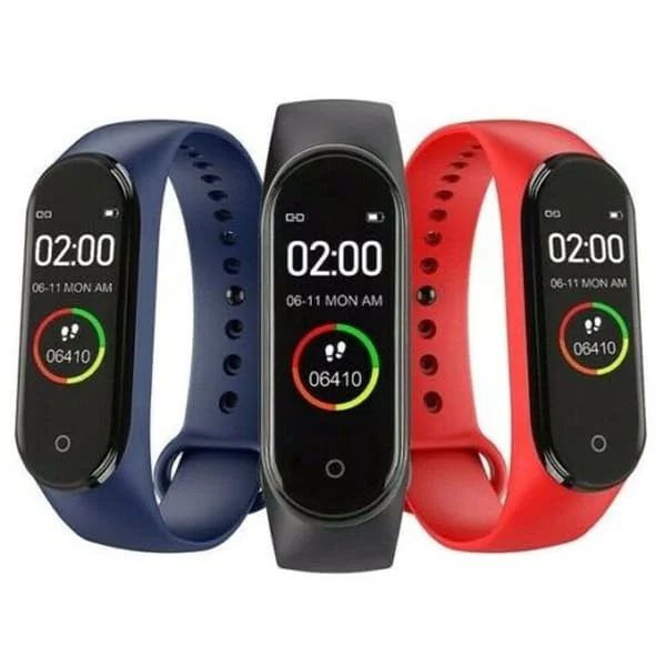 Smart Digital Watch Armband M4 Herr Dam Hälsa Sport Tracker