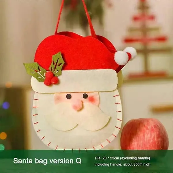Julklappspåsar Julstrumpa Väska Förpackningslåda Julgodispåse Barn Handhållen Prydnad Julklappspåse