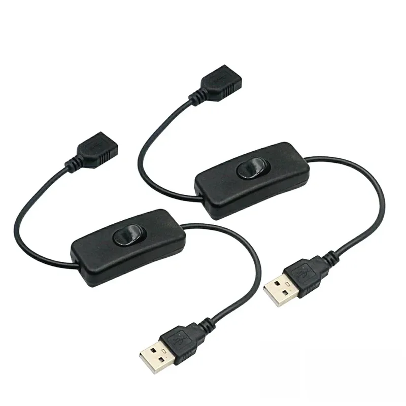 AliExpress - 2 Stuks Usb-Kabel Met Schakelaar Aan/Uit Kabel Verlengschakelaar Voor Usb Lamp Usb Ventilator Voeding Lijn Duurzame Adapter Usb Headset 