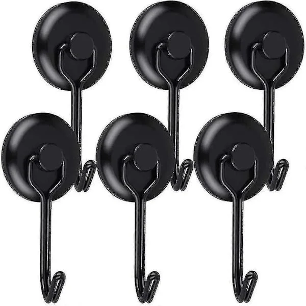 Tehokas magneettikoukku 14 kg 20 mm magneettikoukku jääkaappiin musta neodyymi kääntyvä magneetti