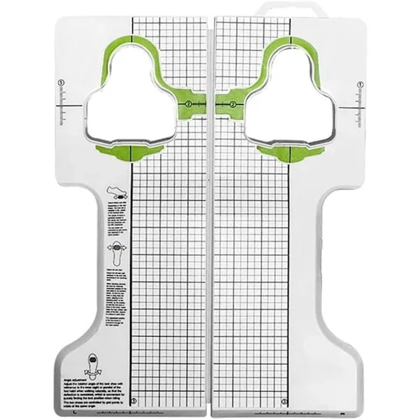 /EA/Justerbart verktøy for justering av pedalklosser for optimal fotposisjonering ved sykling (passer KEO (landevei))