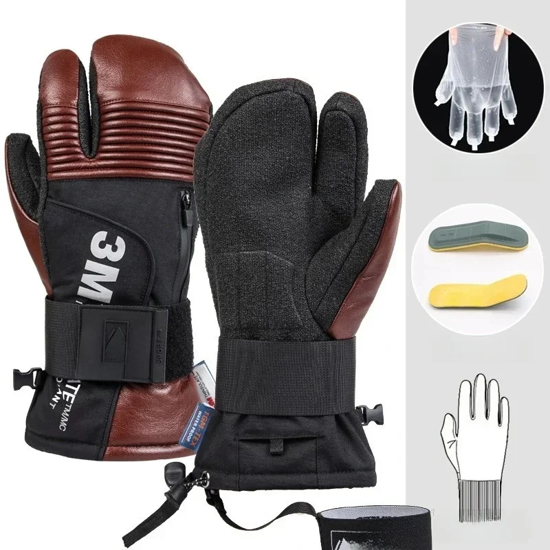 AliExpress - Gants de ski et de snowboard imperméables professionnels pour homme, gants de snowboard alpins professionnels avec protection des 