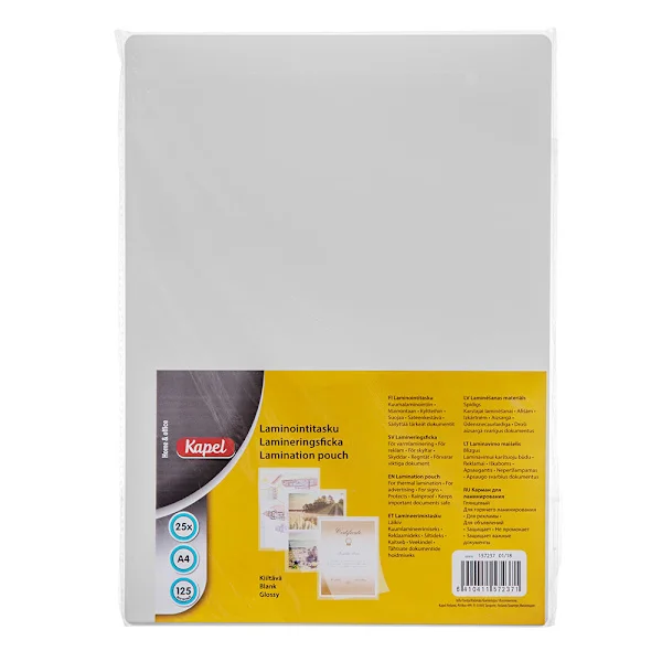 Lamineringsfickor A4 25-pack
