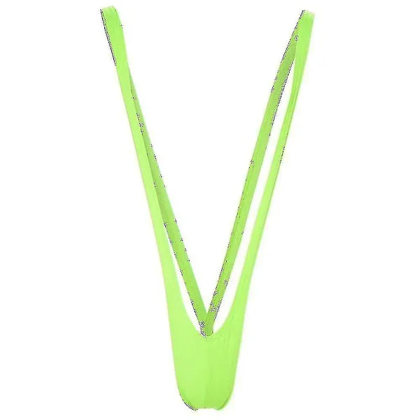 Neonvihreä Borat Mankini miehille - Rajat ylittävä verkkokauppa-asiantuntija (FMY)