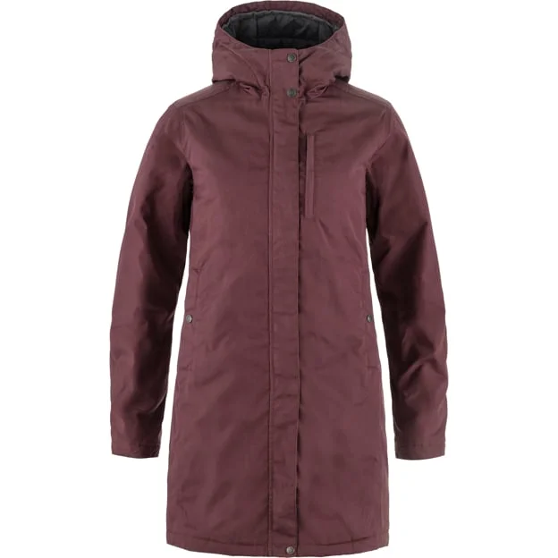 Fjällräven Kiruna Topattu Parka XXL - Naiset - Port - Talvitakit