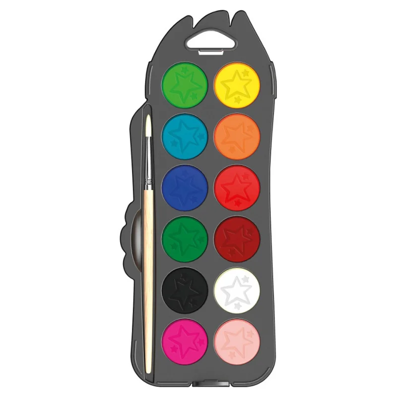Maped Vesiväri Color Peps 12-kpl setti + sivellin (3-vuotiaasta+)