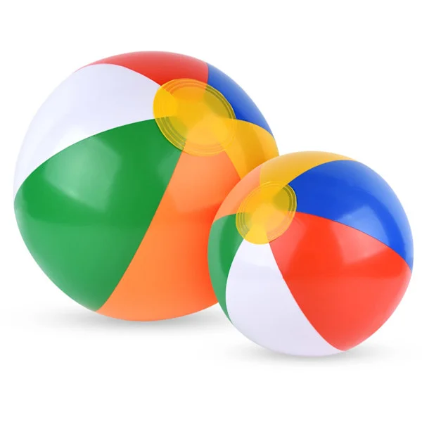 Beach Balls Inflatable Beach Toys Rainbow Beach Ball Bulk for Family Swimming Pool Beach Party Summer Games