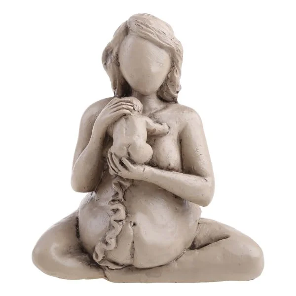 Gravid Ornament Mor Statuer Til Hjemmeindretning Kvinder Statuer Og Figurer Figur Ornament Mors Dag Gave null - C