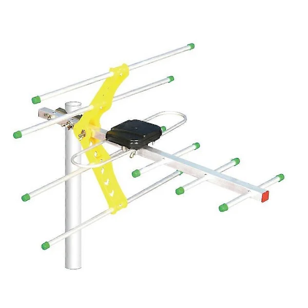 [LCS]Digital TV-antenne kompatibel med HDTV DVBT/DVBT2 470MHz-860MHz Udendørs TV-antenne Digital Forstærket HDTV-antenne