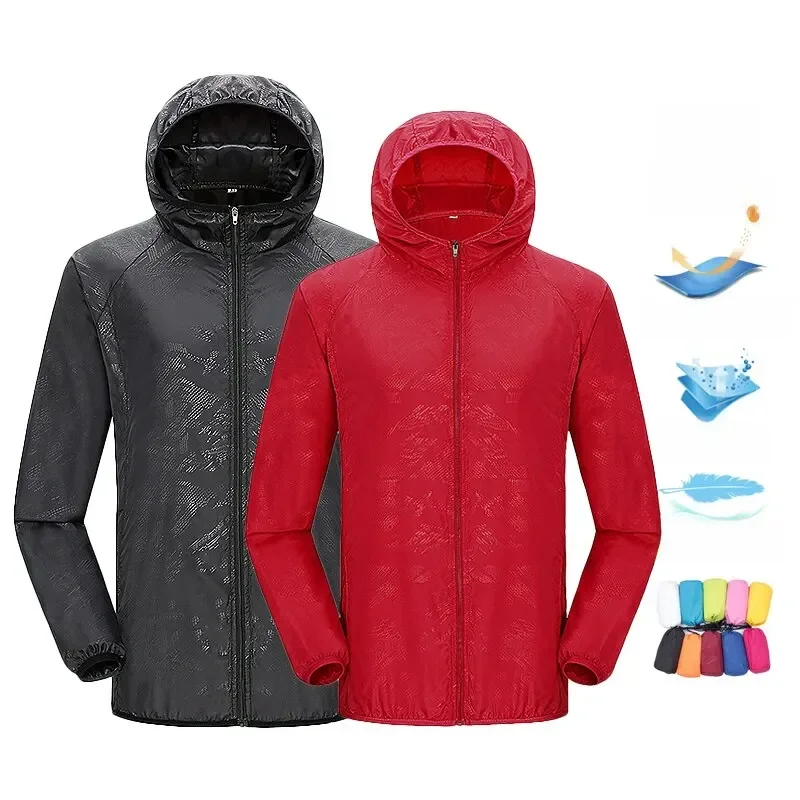 AliExpress - LNGXO-Veste de Randonnée Unisexe pour Homme et Femme, Imperméable, vaccage Rapide, Coupe-Vent de Camping, Trekking, Pêche, Manteau de 