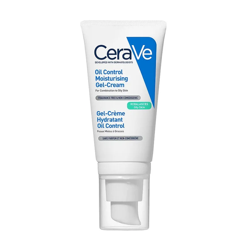Spar 25% • Køb 2, CeraVe Oil Control Moisturising Gel-cream 52 ml, Mænd, Skincare, Dermatologisk Skincare Til Mænd