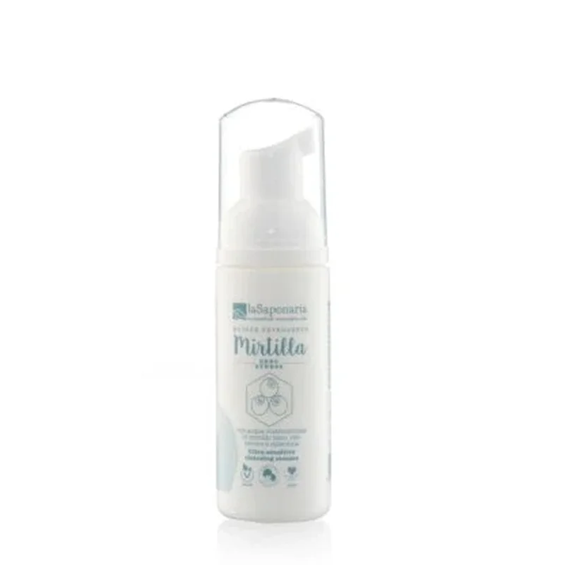 LA SAPONARIA Costituzionale Viso Mousse Detergente Mirtilla 50ml - Mousse detergente viso