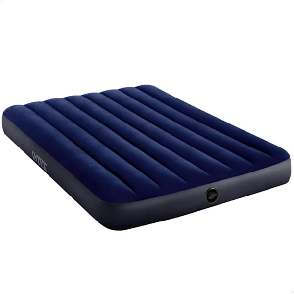 Oppustelig Downy AirBed madras med vandtæt flocket top og Dura-Beam indre struktur, egnet luftmadras til rejser, Dobbelt