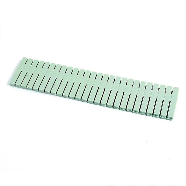 Adjustable Drawer Divider for Office Supplies, Bedroom, Kitchen, Makeup Tools, Underwear Categories, Socks, Green, 16 Pieces
