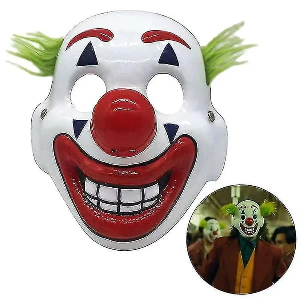 DC Film Joker Arthur Fleck Cosplay Maske Klovn Maskerade Halloween Skrekk Maske