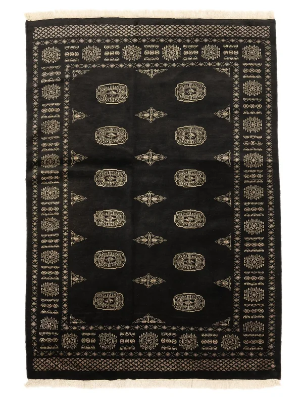 D'orient Pakistan Boukhara 2Ply Tapis 120X170 Noir/Marron Laine